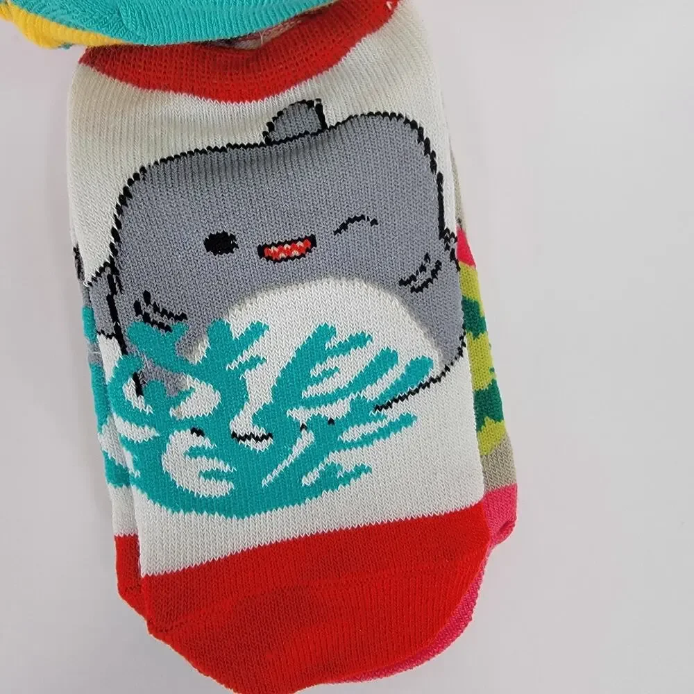 Bioworld Squishmallows Squad Youth Ankle Socks 6-Pack Sock Size 7-9 NEW